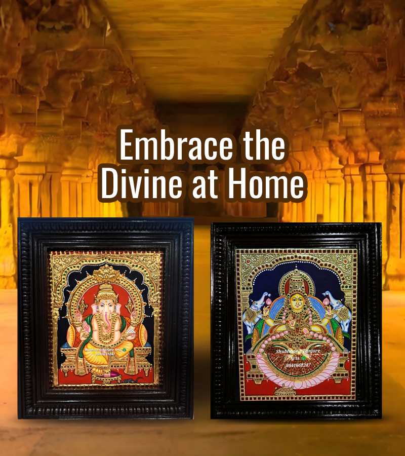 Authentic traditional Tanjore paintings