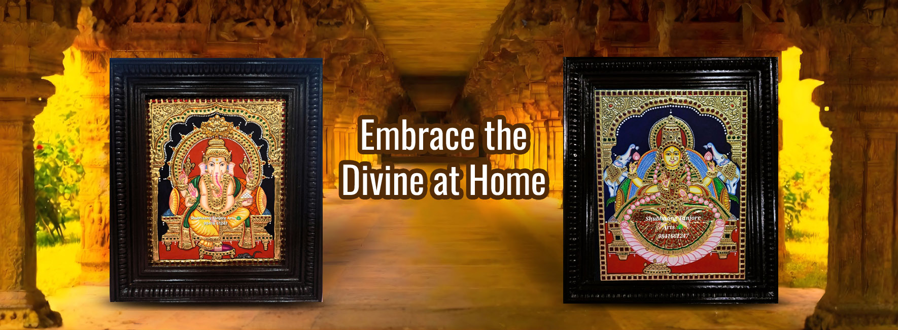 Authentic traditional Tanjore paintings