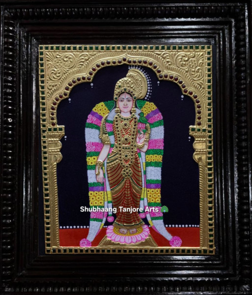 Andal Tanjore Painting1