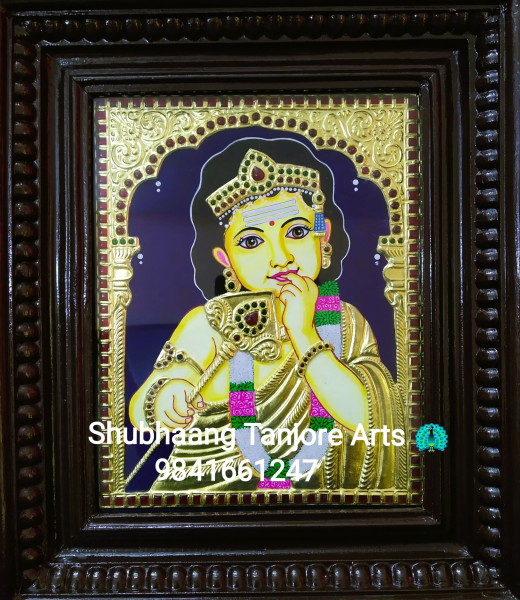 Baby Murugan Tanjore painting