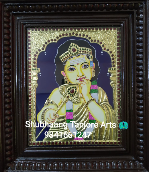 Baby Murugan Tanjore painting