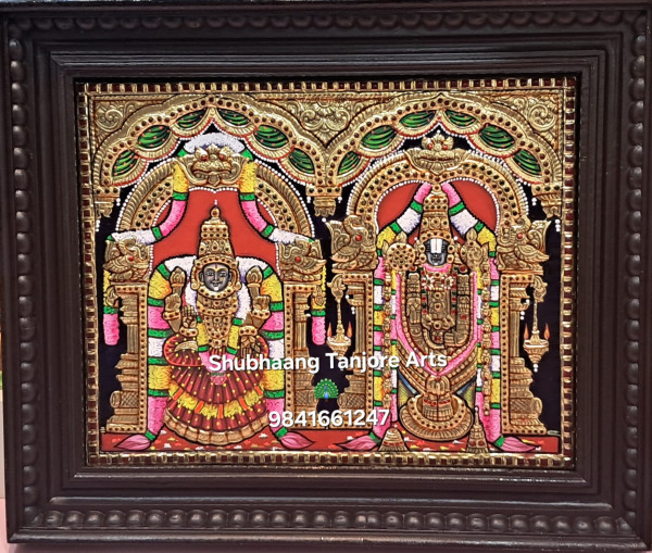 Balaji Padmavathy Tanjore Painting