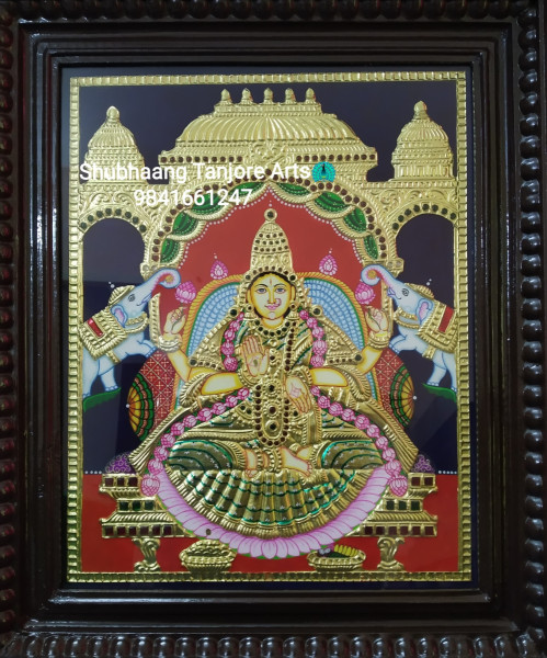 Gajalakshmi Tanjore Painting 3