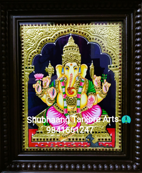 Ganesha Tanjore Painting 10