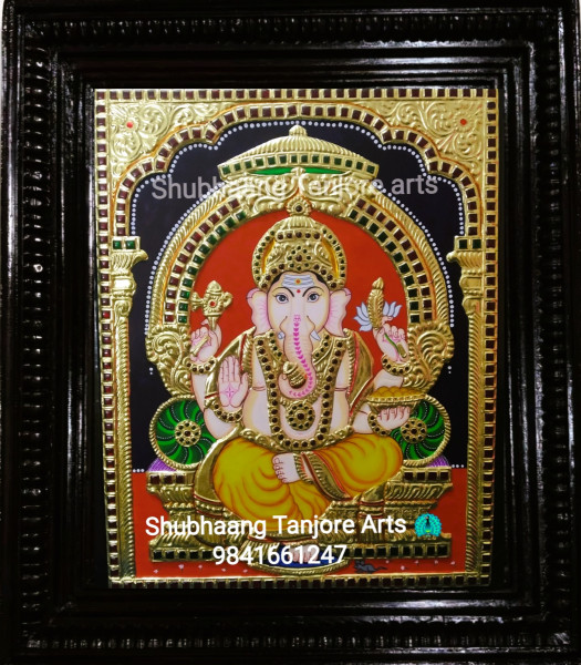 Ganesha Tanjore painting 4