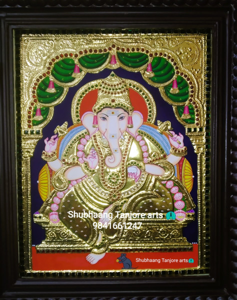 Ganesha Tanjore Painting 6