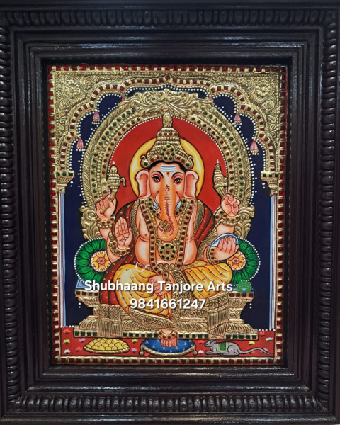 Ganesha Tanjore Painting 11