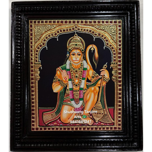 Hanuman Tanjore Painting