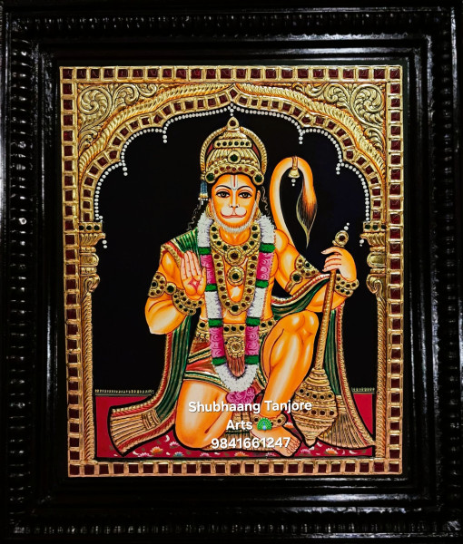 Hanuman Tanjore Painting