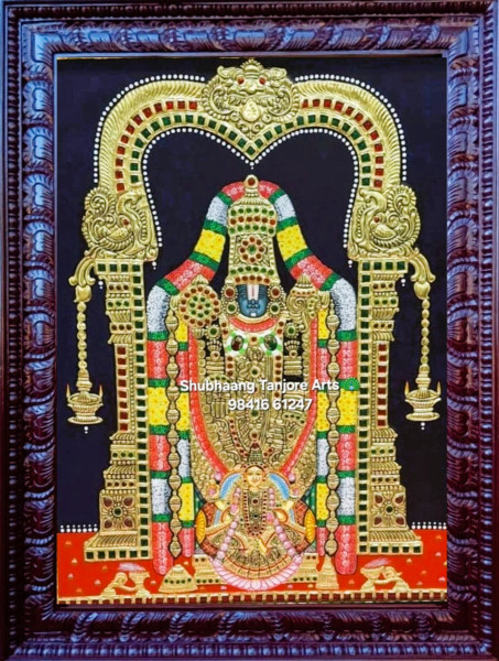 Lakshmi Balaji Tanjore Painting