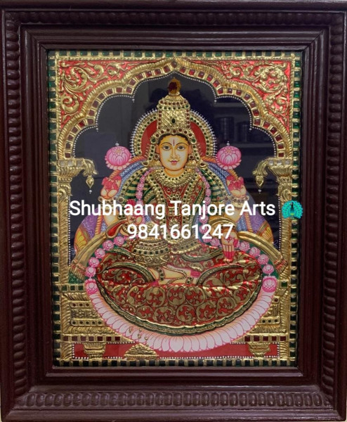 Dhanalakshmi Tanjore Painting 4