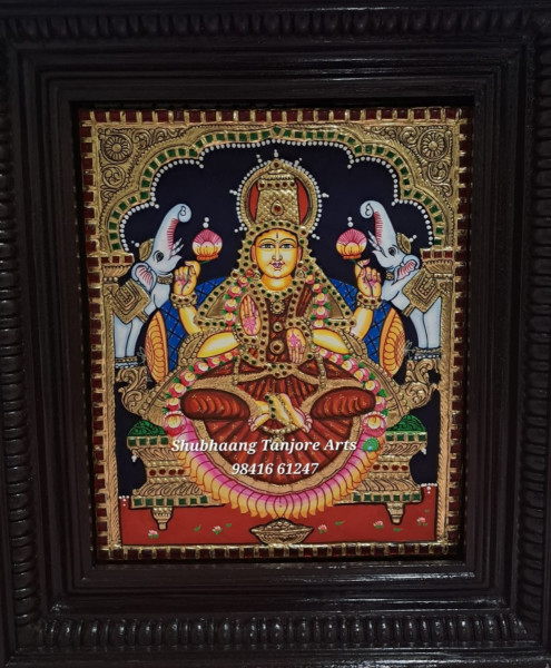 Lakshmi Devi Tanjore Painting