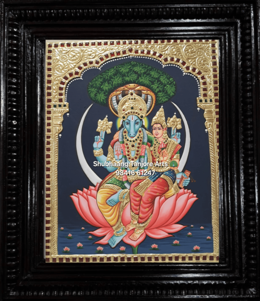 Hayagrivar Tanjore painting 1