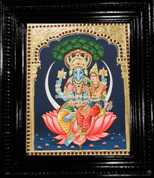 Hayagrivar Tanjore painting 1
