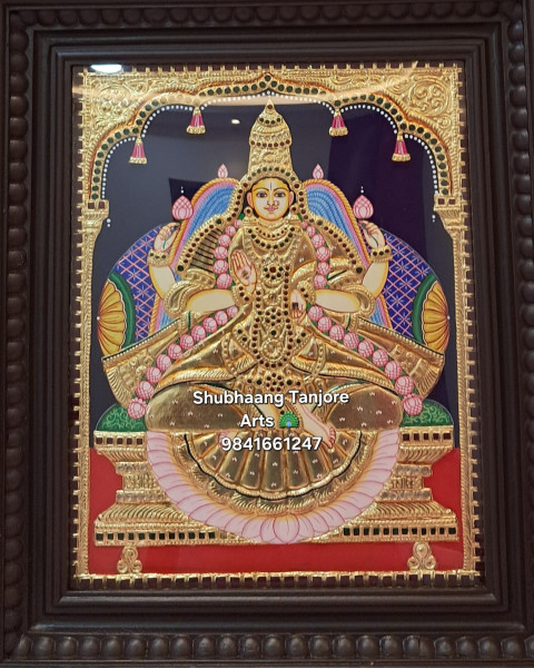 Dhanalakshmi Tanjore Painting 2