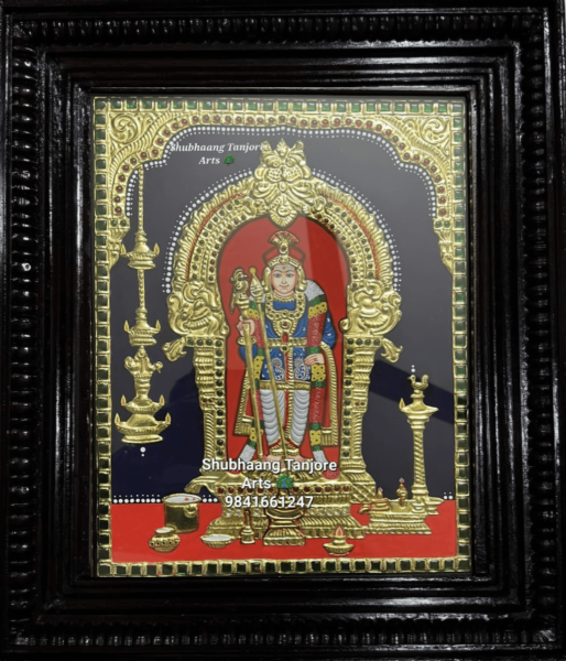 Palani Murugan Tanjore Painting 2