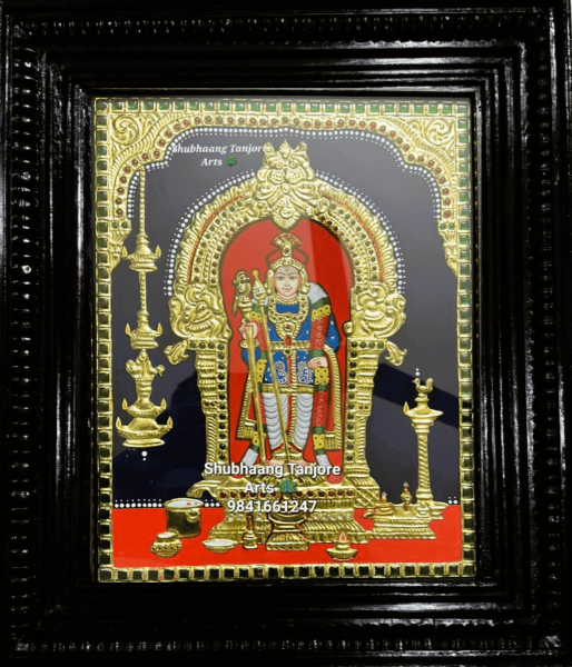 Palani Murugan Tanjore Painting 2