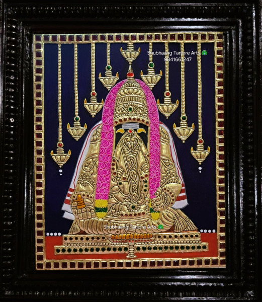 Pillaiyarpatti Pillaiyar1 Tanjore Painting