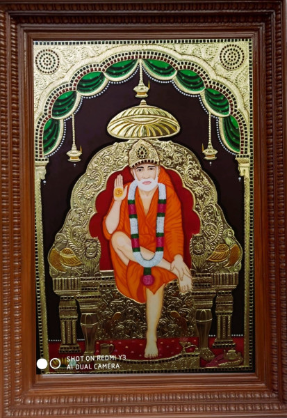 Sai Baba Tanjore Painting 2
