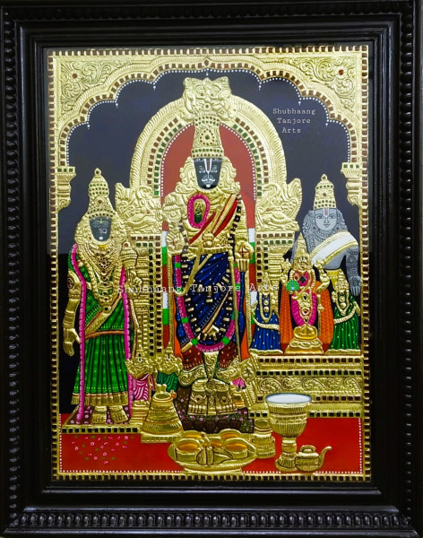Parthasarathy Perumal Tanjore Painting