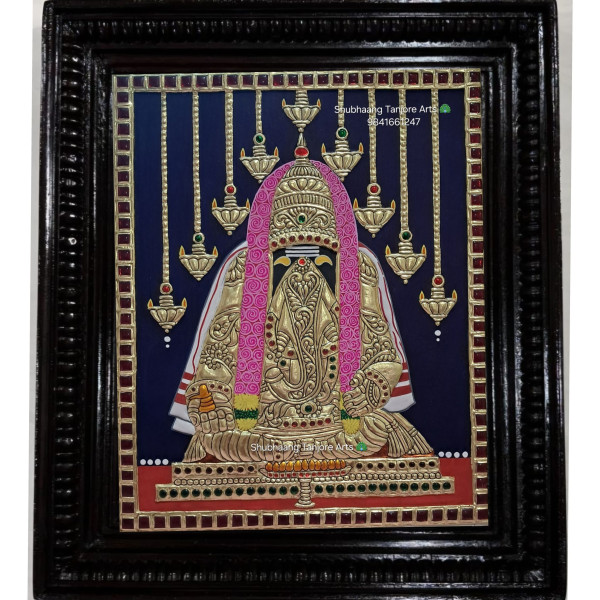 Pillaiyarpatti Pillaiyar Tanjore Painting