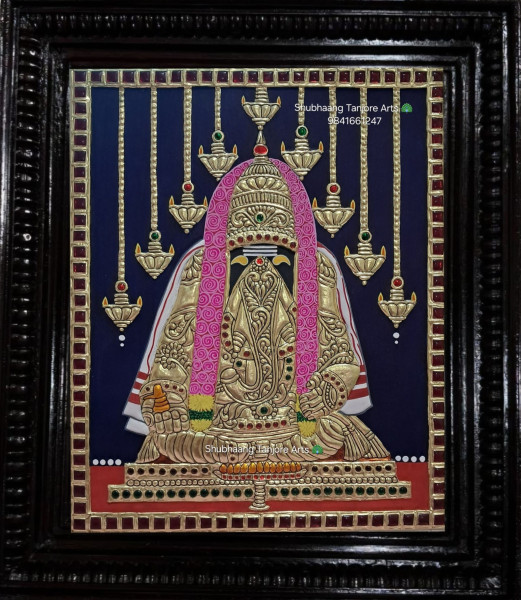 Pillaiyarpatti Pillaiyar Tanjore Painting